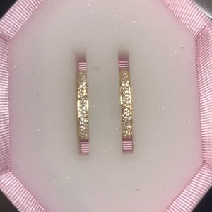 Swarovski Dextera Hoop Earings in Gold.